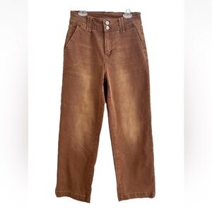 Wide Leg Brown Denim Jeans NWOT Size 4